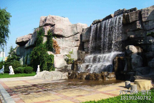 仿真假山人造瀑布景觀 仿真假山人造瀑布景觀