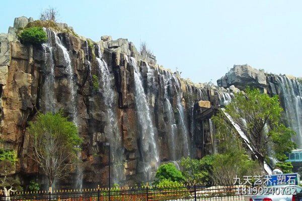 園林假山人造瀑布景觀 園林假山人造瀑布景觀