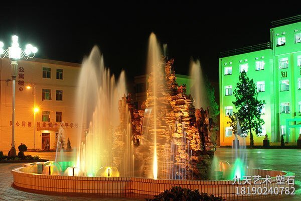 人工假山噴泉景觀 人工假山噴泉景觀