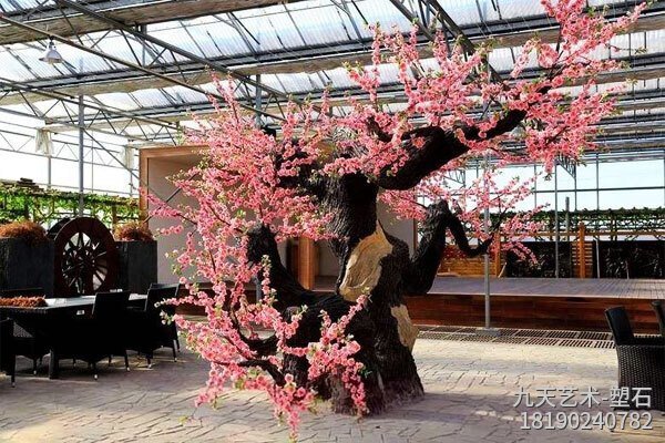 室內(nèi)水泥直塑花樹 室內(nèi)水泥直塑花樹