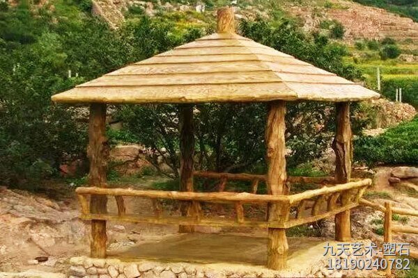 水泥直塑亭子 水泥直塑亭子