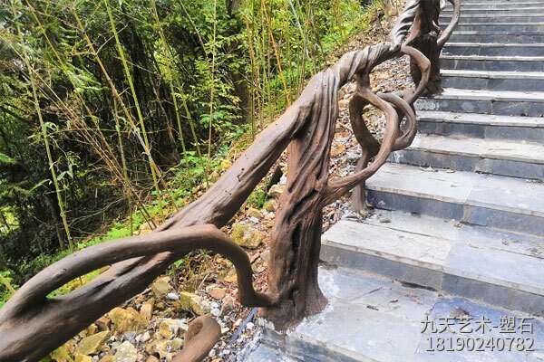 棧道水泥直塑欄桿 棧道水泥直塑欄桿