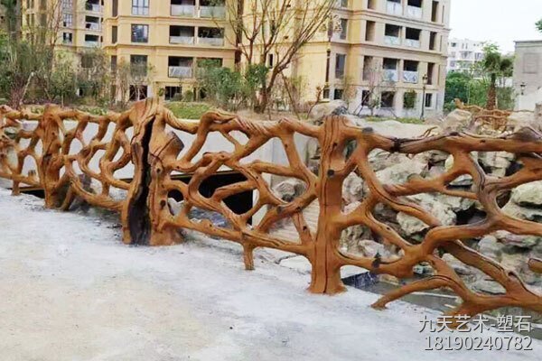 棧道水泥直塑護欄 棧道水泥直塑護欄